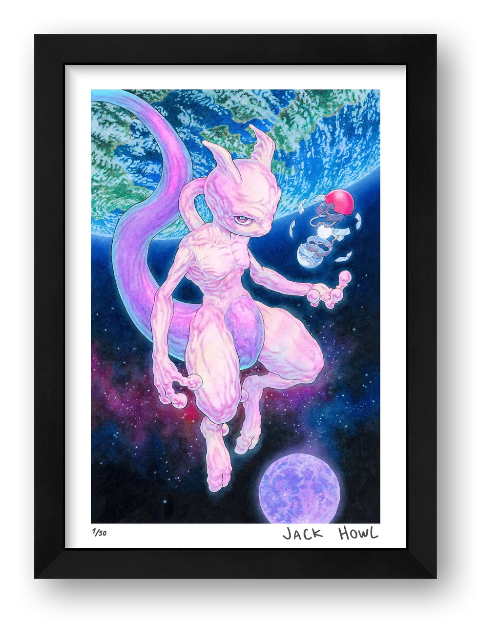 Mewtwo — framed